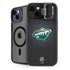 NHL Minnesota Wild Black Background iPhone 15 Kickstand Case